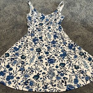 Blue Floral Dress
